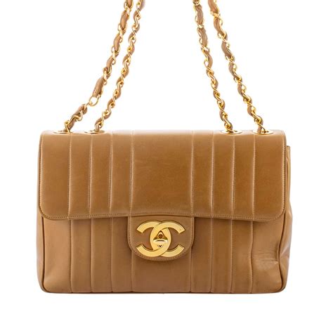 chanel jumbo ricamata su pelle|Borsa a spalla Jumbo Super Model 1992 .